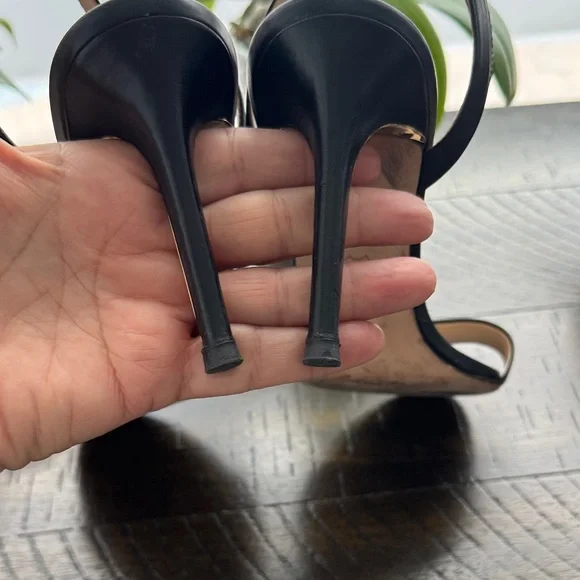 Tory Burch Black Strappy Heels - Picture 3 of 4